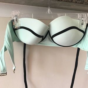 Xhileration D/DD Teal Swim Top